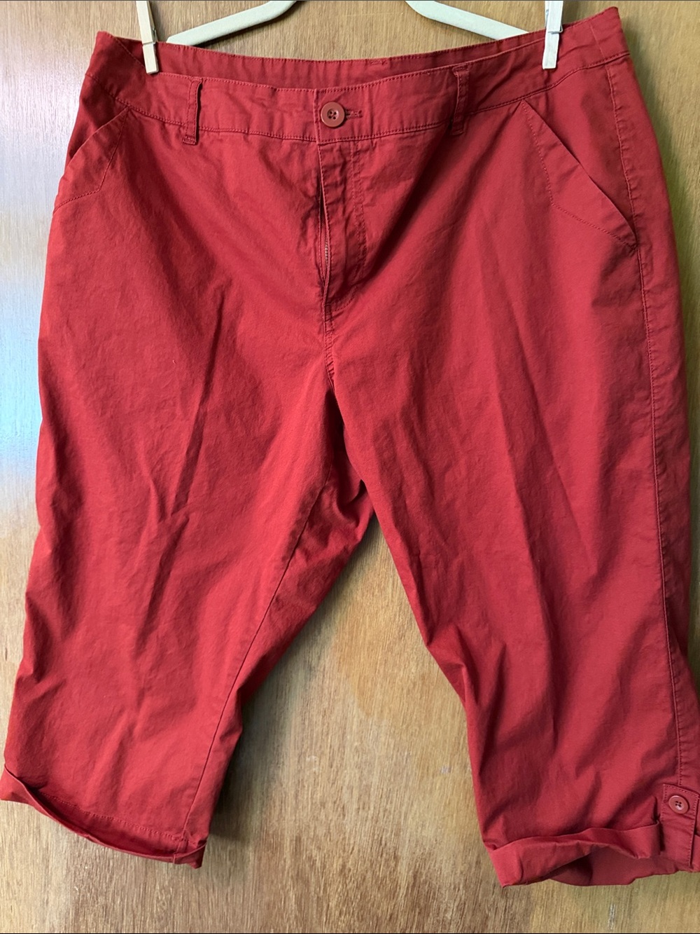 Christopher & Banks Red Capris